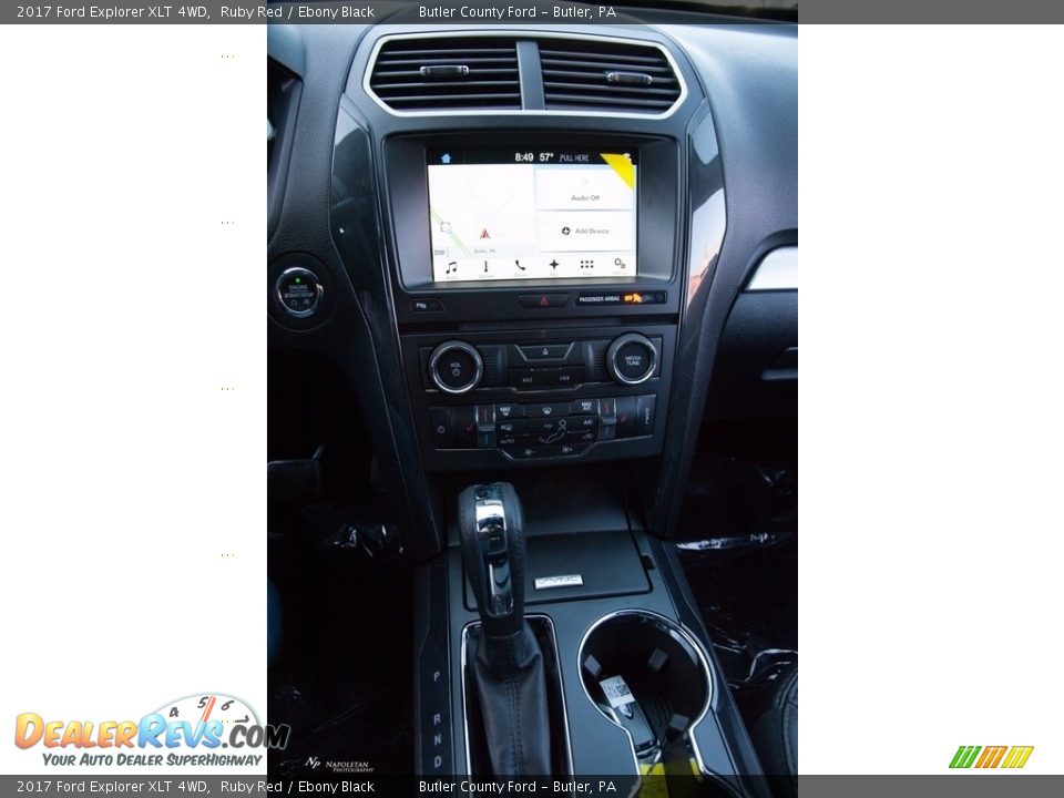 2017 Ford Explorer XLT 4WD Ruby Red / Ebony Black Photo #13