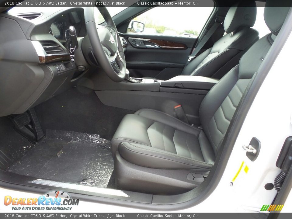 Jet Black Interior - 2018 Cadillac CT6 3.6 AWD Sedan Photo #3