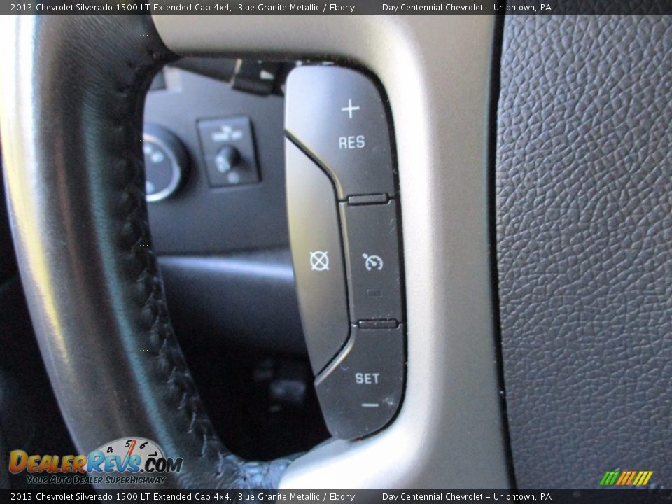 2013 Chevrolet Silverado 1500 LT Extended Cab 4x4 Blue Granite Metallic / Ebony Photo #10