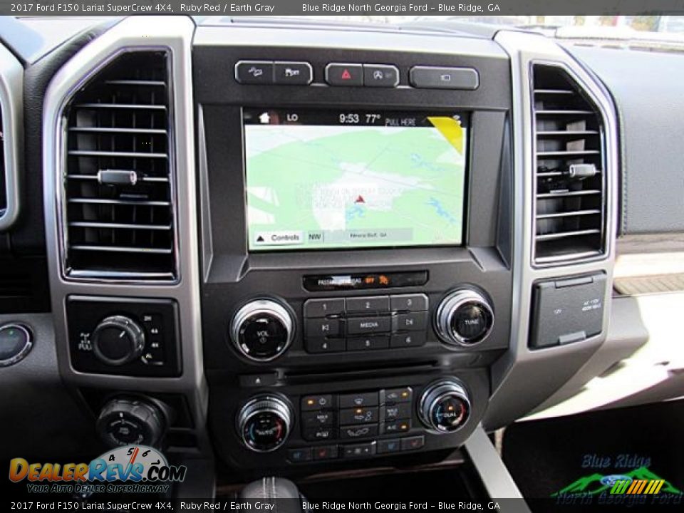2017 Ford F150 Lariat SuperCrew 4X4 Ruby Red / Earth Gray Photo #18