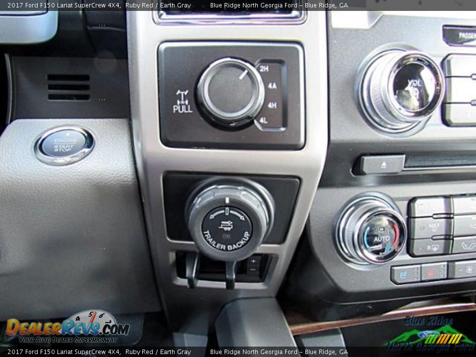 2017 Ford F150 Lariat SuperCrew 4X4 Ruby Red / Earth Gray Photo #25