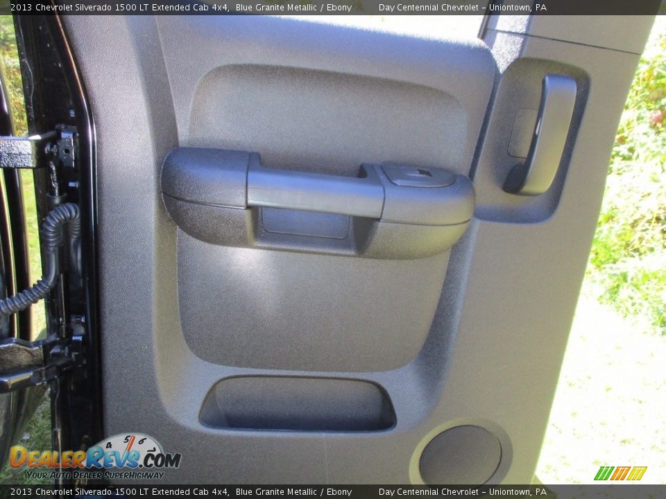 2013 Chevrolet Silverado 1500 LT Extended Cab 4x4 Blue Granite Metallic / Ebony Photo #27
