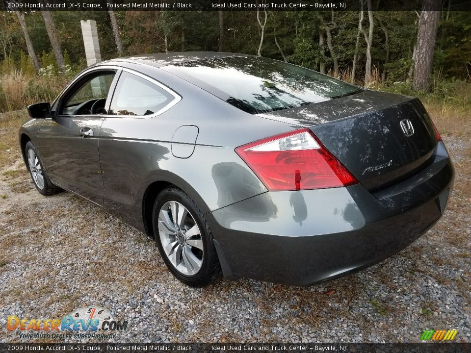 2009 Honda Accord LX-S Coupe Polished Metal Metallic / Black Photo #6
