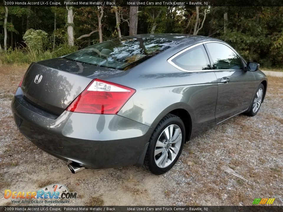 2009 Honda Accord LX-S Coupe Polished Metal Metallic / Black Photo #7