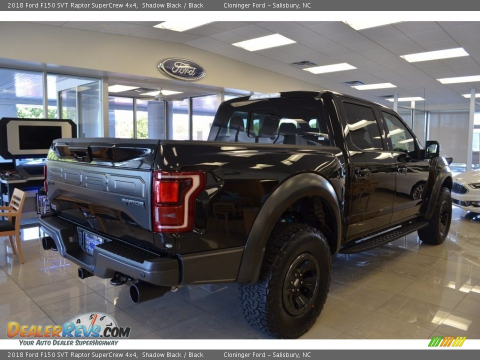2018 Ford F150 SVT Raptor SuperCrew 4x4 Shadow Black / Black Photo #2