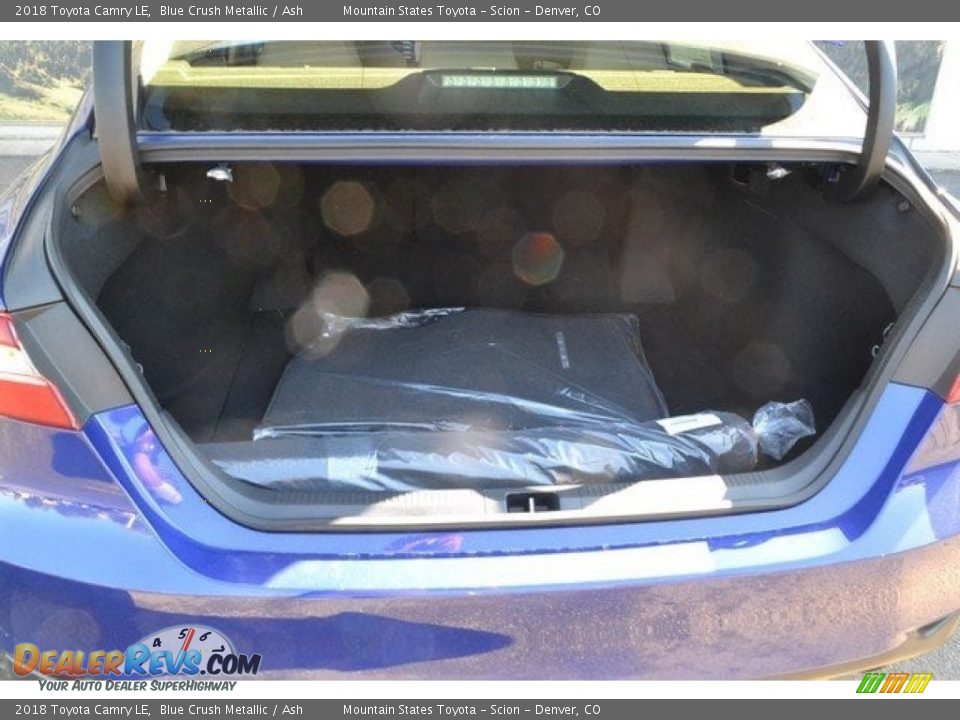 2018 Toyota Camry LE Blue Crush Metallic / Ash Photo #8