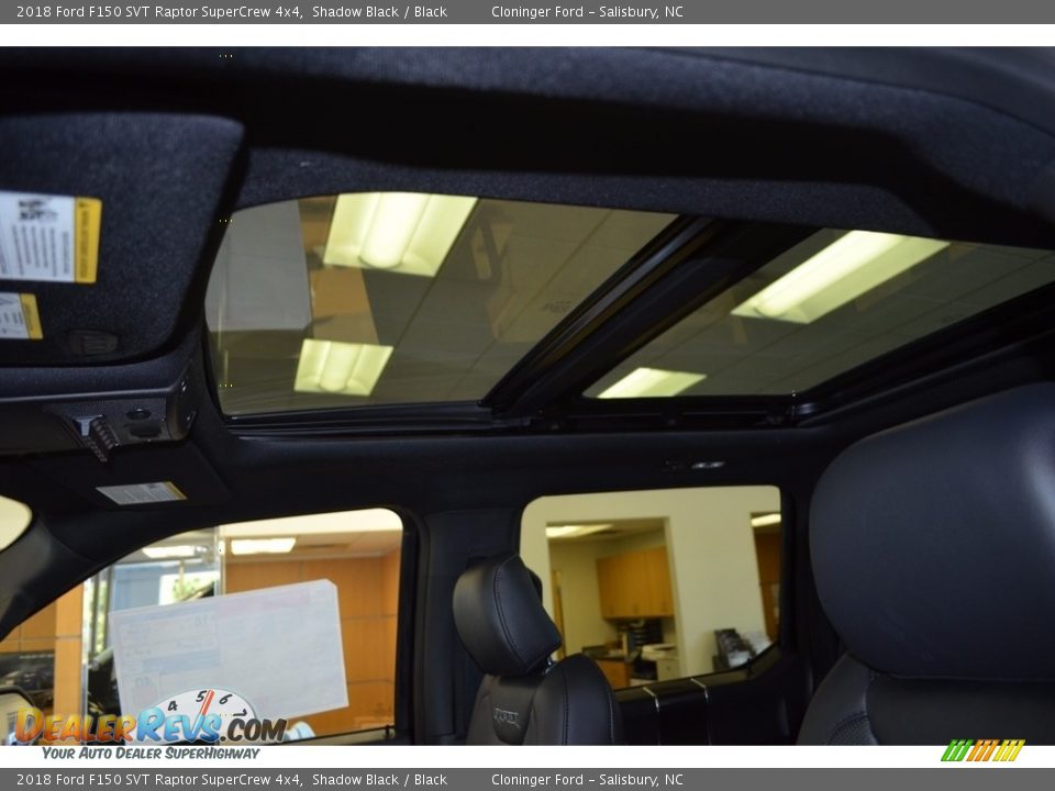 2018 Ford F150 SVT Raptor SuperCrew 4x4 Shadow Black / Black Photo #10