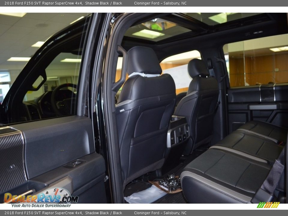 2018 Ford F150 SVT Raptor SuperCrew 4x4 Shadow Black / Black Photo #11