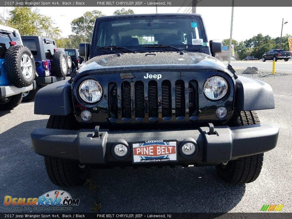2017 Jeep Wrangler Sport 4x4 Black / Black Photo #2