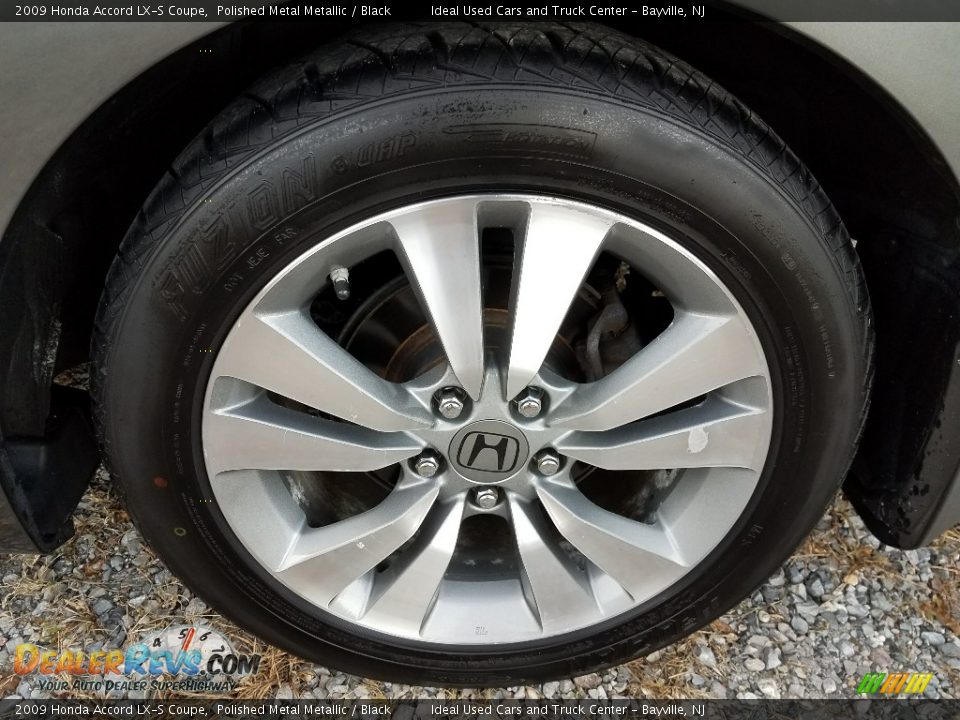 2009 Honda Accord LX-S Coupe Polished Metal Metallic / Black Photo #24