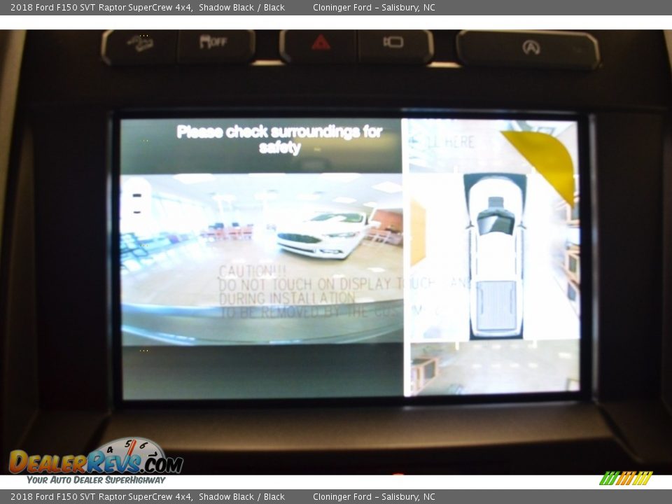 2018 Ford F150 SVT Raptor SuperCrew 4x4 Shadow Black / Black Photo #16