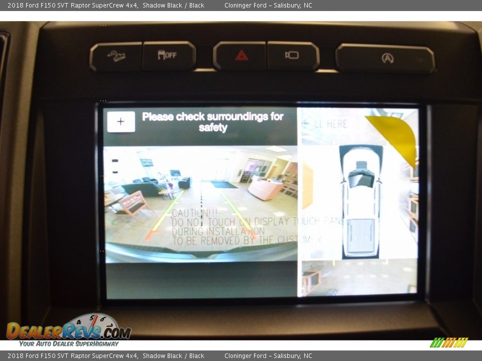 2018 Ford F150 SVT Raptor SuperCrew 4x4 Shadow Black / Black Photo #17