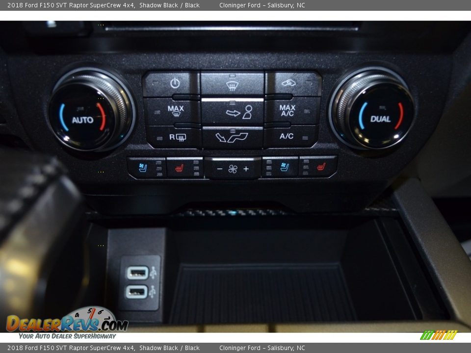 2018 Ford F150 SVT Raptor SuperCrew 4x4 Shadow Black / Black Photo #18