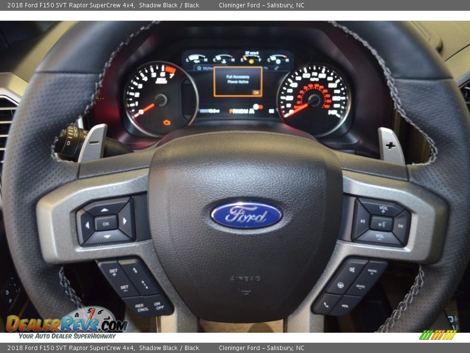 2018 Ford F150 SVT Raptor SuperCrew 4x4 Shadow Black / Black Photo #21