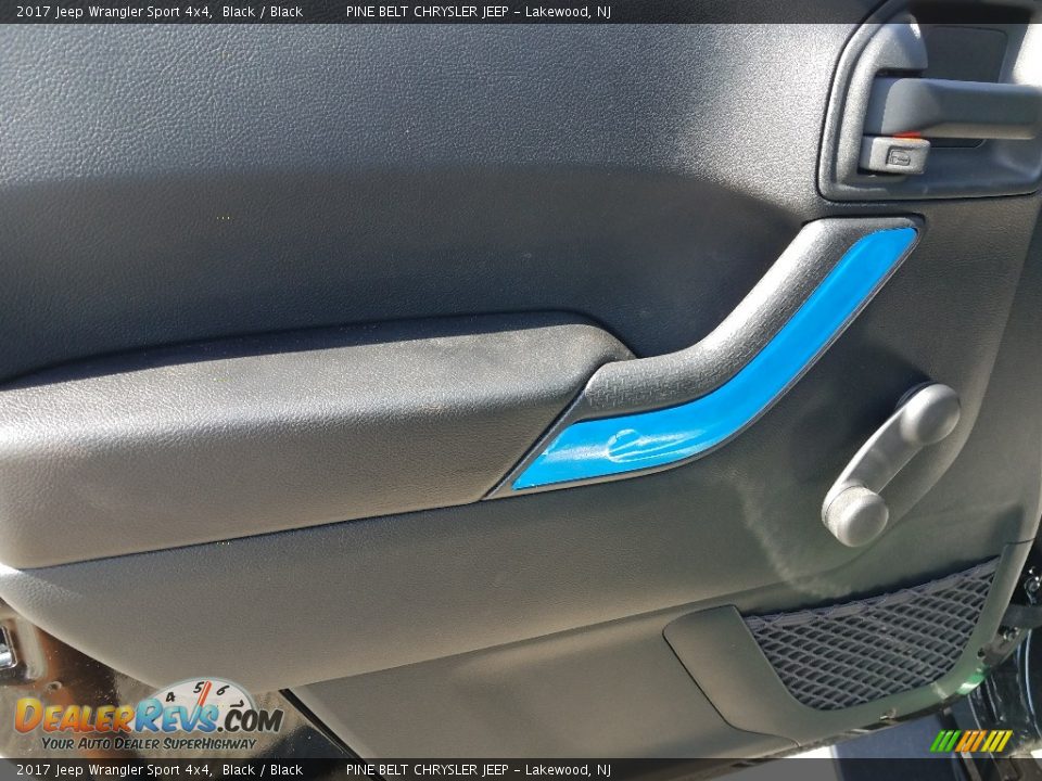 2017 Jeep Wrangler Sport 4x4 Black / Black Photo #8