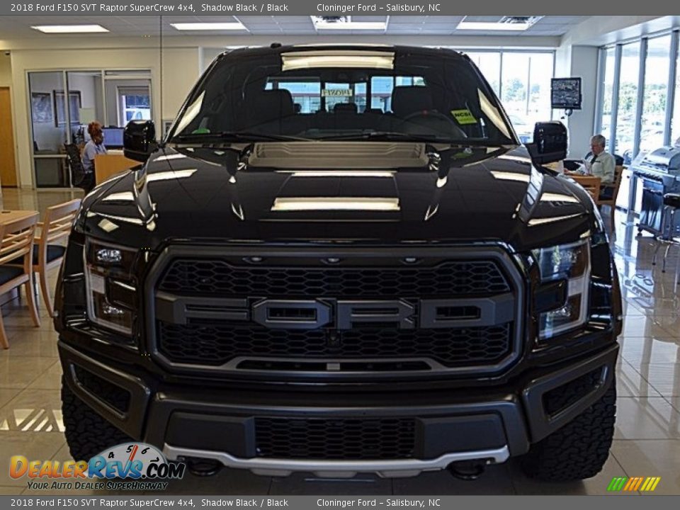 2018 Ford F150 SVT Raptor SuperCrew 4x4 Shadow Black / Black Photo #28