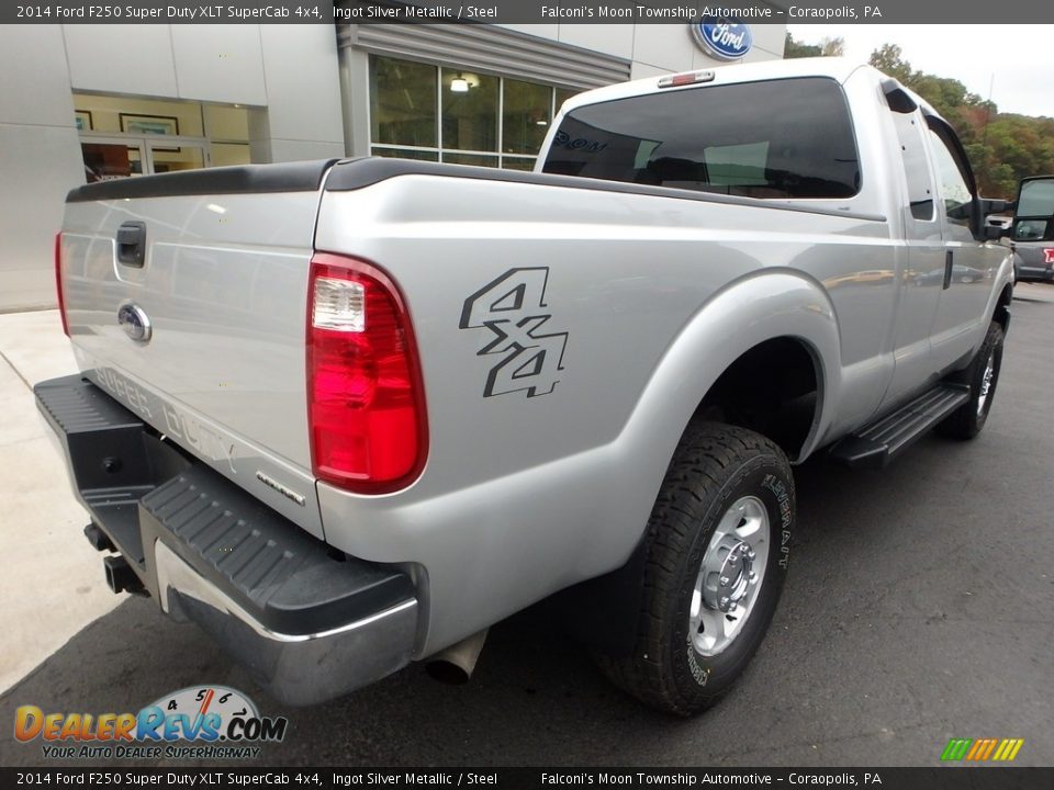 2014 Ford F250 Super Duty XLT SuperCab 4x4 Ingot Silver Metallic / Steel Photo #2