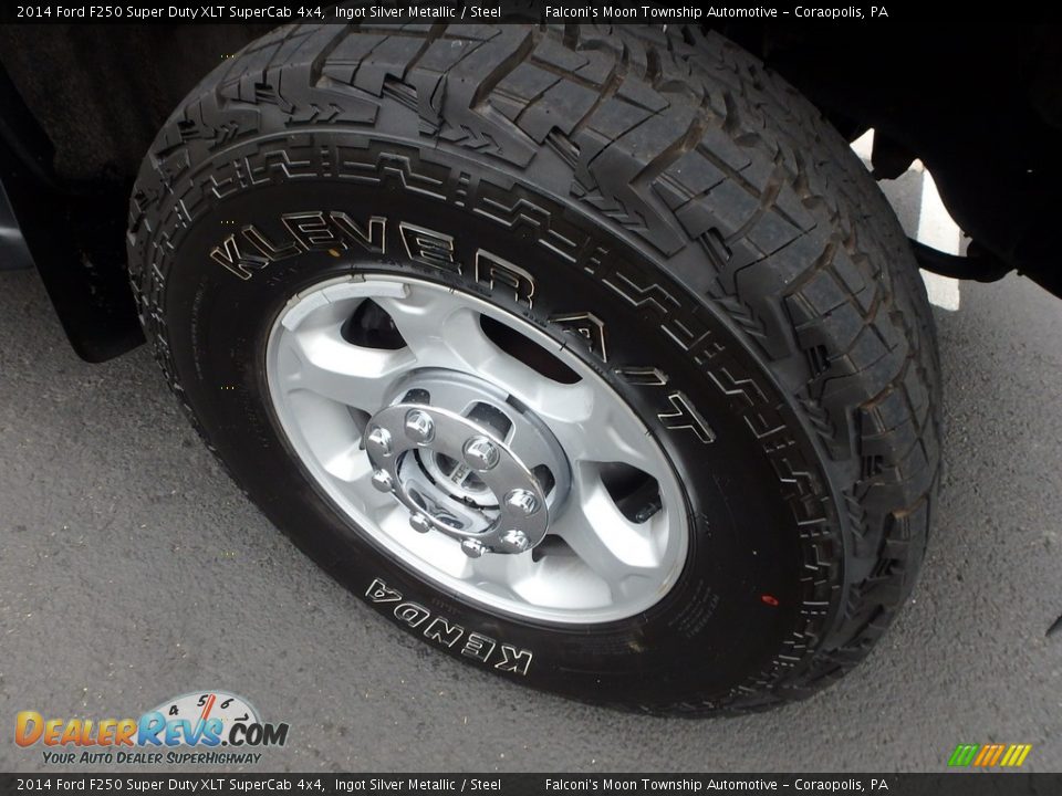 2014 Ford F250 Super Duty XLT SuperCab 4x4 Ingot Silver Metallic / Steel Photo #10