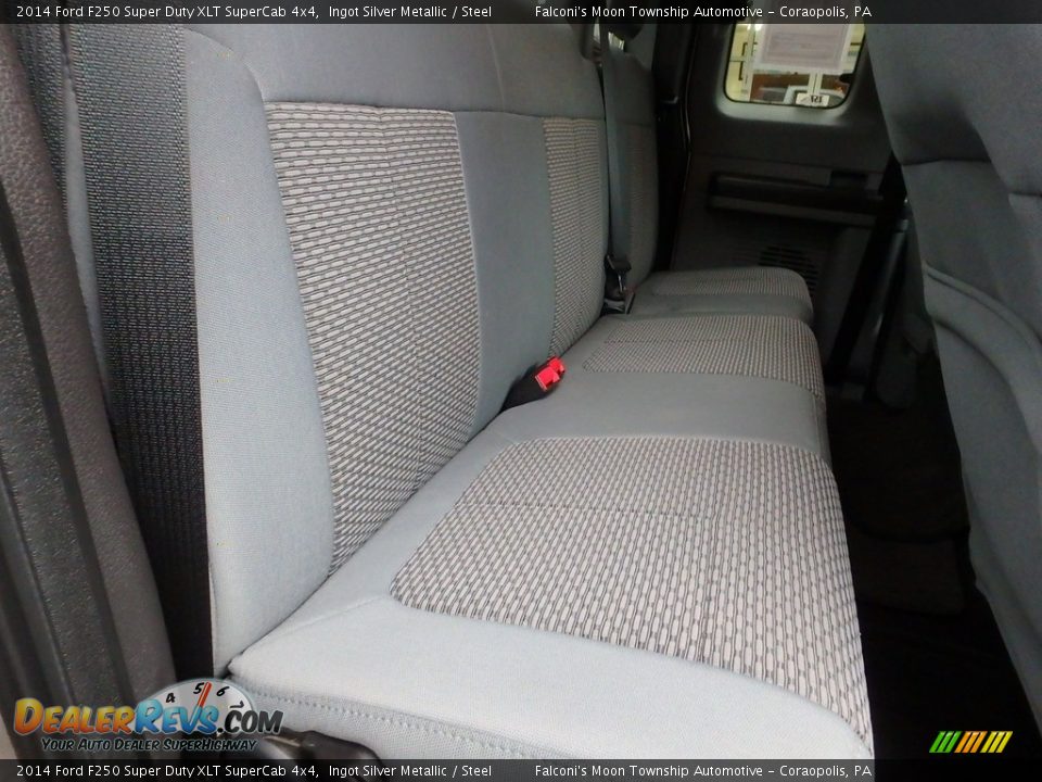 2014 Ford F250 Super Duty XLT SuperCab 4x4 Ingot Silver Metallic / Steel Photo #14