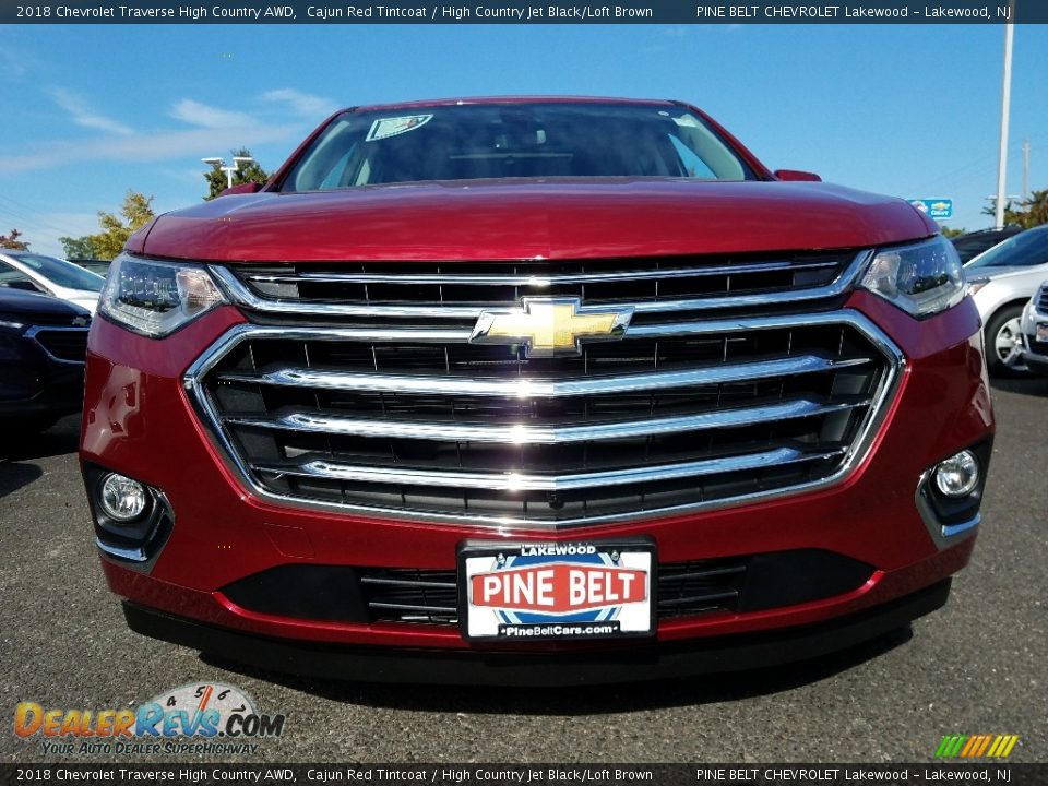 2018 Chevrolet Traverse High Country AWD Cajun Red Tintcoat / High Country Jet Black/Loft Brown Photo #2