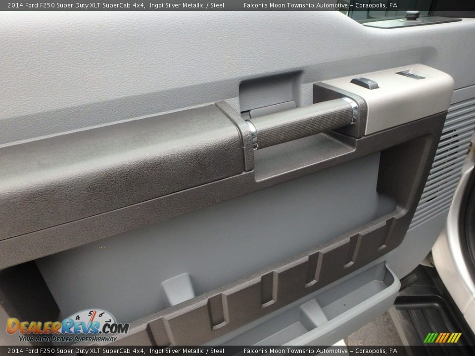 2014 Ford F250 Super Duty XLT SuperCab 4x4 Ingot Silver Metallic / Steel Photo #20