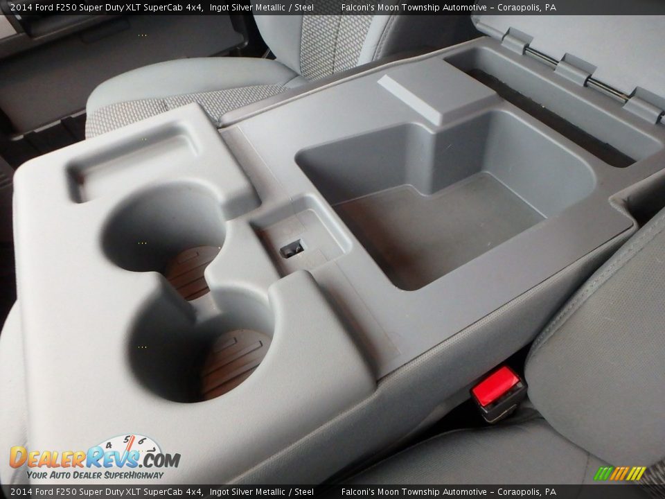 2014 Ford F250 Super Duty XLT SuperCab 4x4 Ingot Silver Metallic / Steel Photo #22
