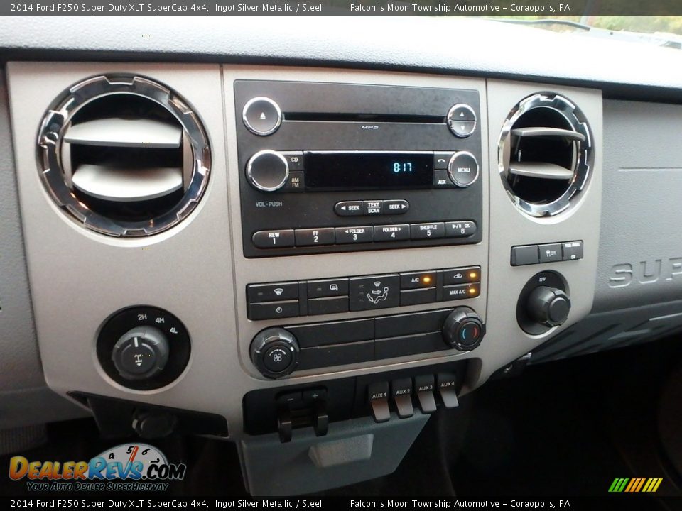 2014 Ford F250 Super Duty XLT SuperCab 4x4 Ingot Silver Metallic / Steel Photo #23