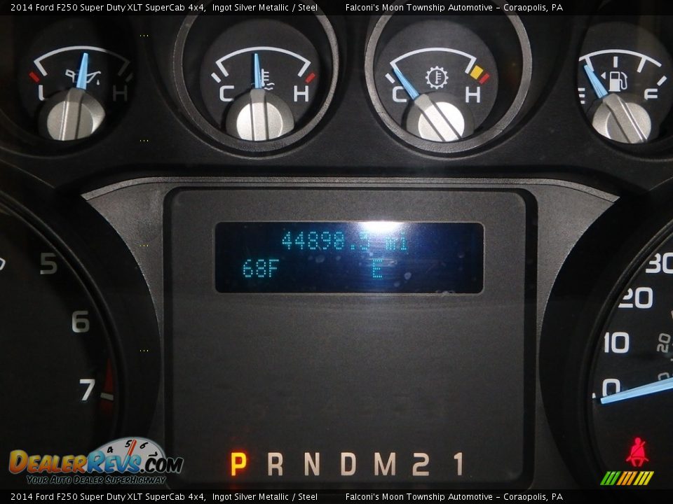 2014 Ford F250 Super Duty XLT SuperCab 4x4 Ingot Silver Metallic / Steel Photo #25