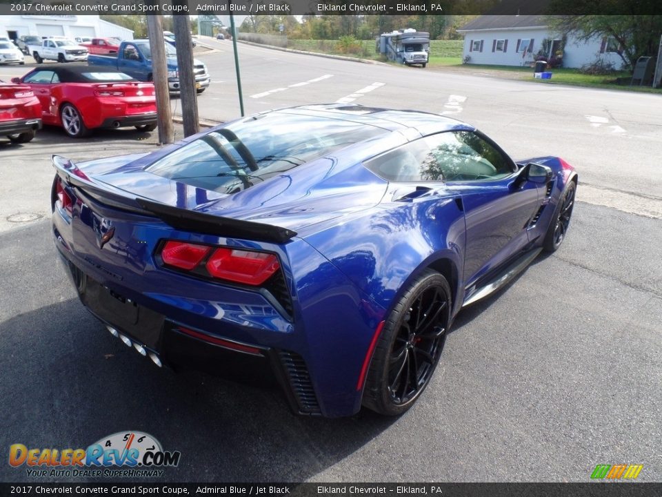 2017 Chevrolet Corvette Grand Sport Coupe Admiral Blue / Jet Black Photo #5