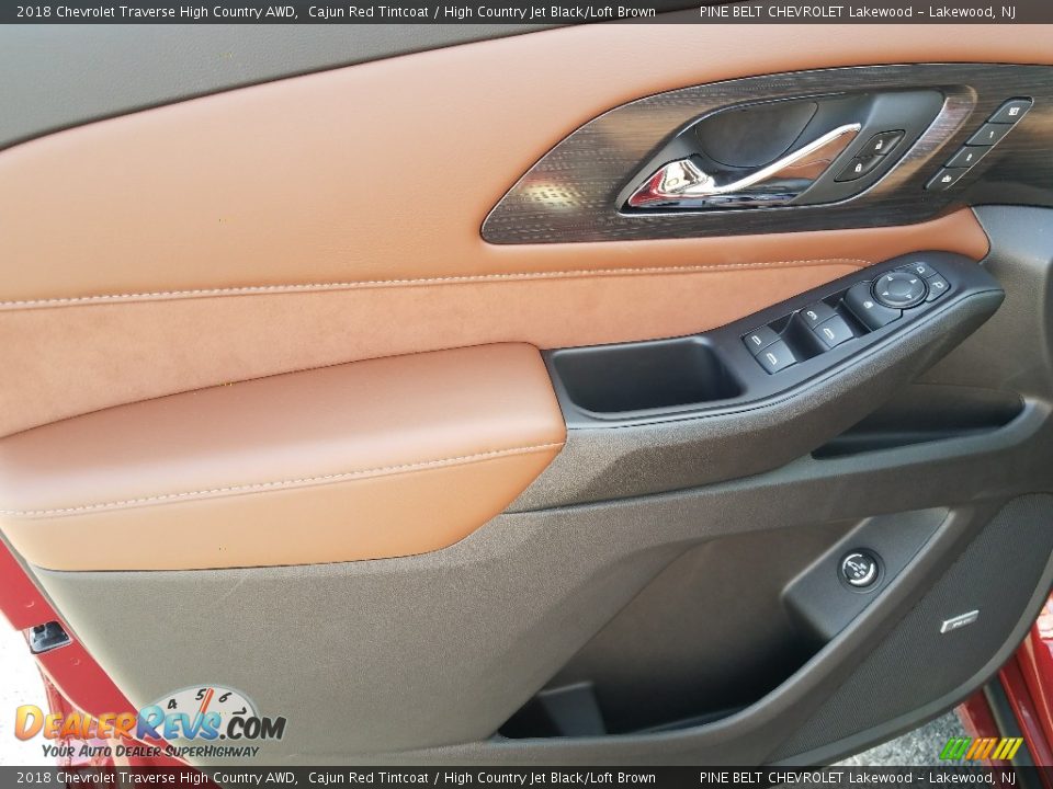 Door Panel of 2018 Chevrolet Traverse High Country AWD Photo #8