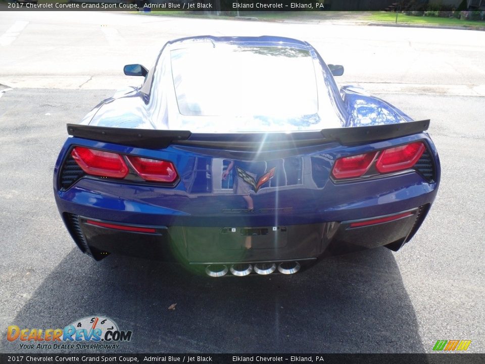 2017 Chevrolet Corvette Grand Sport Coupe Admiral Blue / Jet Black Photo #6