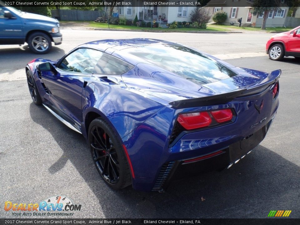 2017 Chevrolet Corvette Grand Sport Coupe Admiral Blue / Jet Black Photo #7