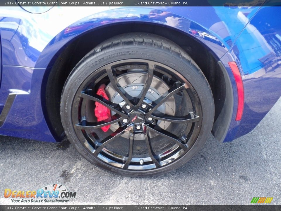 2017 Chevrolet Corvette Grand Sport Coupe Admiral Blue / Jet Black Photo #9