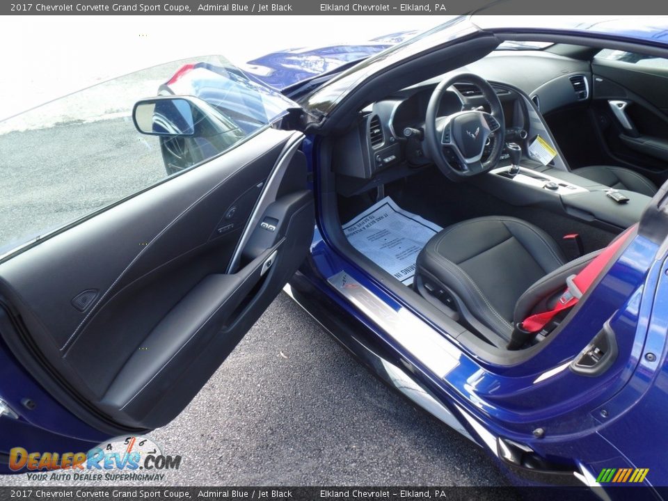 2017 Chevrolet Corvette Grand Sport Coupe Admiral Blue / Jet Black Photo #11