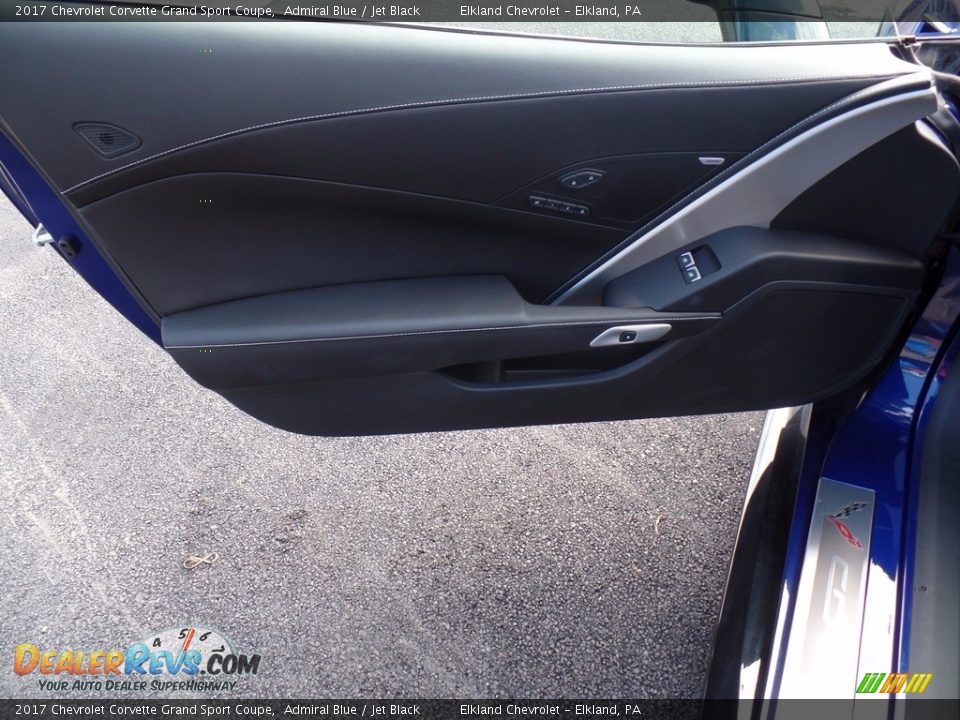 2017 Chevrolet Corvette Grand Sport Coupe Admiral Blue / Jet Black Photo #12