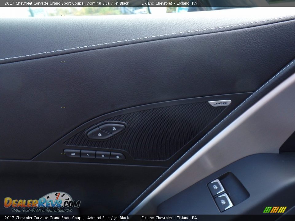 2017 Chevrolet Corvette Grand Sport Coupe Admiral Blue / Jet Black Photo #13