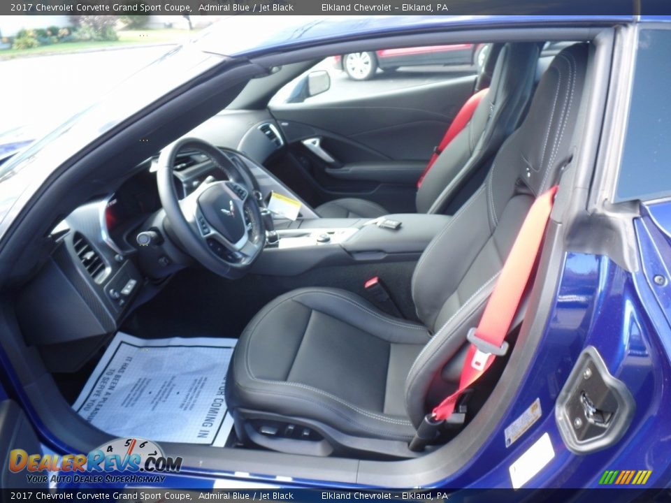 2017 Chevrolet Corvette Grand Sport Coupe Admiral Blue / Jet Black Photo #14