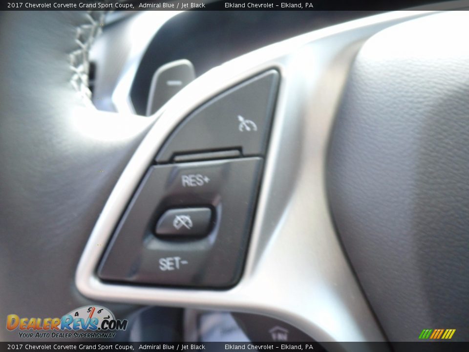 2017 Chevrolet Corvette Grand Sport Coupe Admiral Blue / Jet Black Photo #19