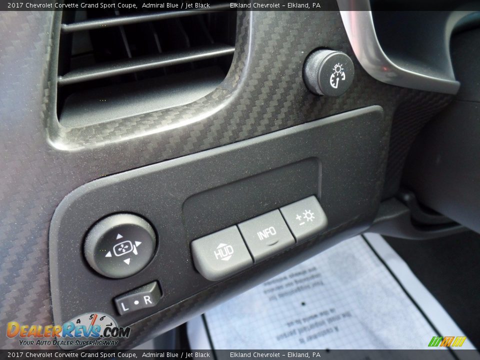 2017 Chevrolet Corvette Grand Sport Coupe Admiral Blue / Jet Black Photo #20