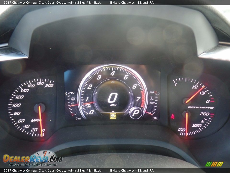 2017 Chevrolet Corvette Grand Sport Coupe Admiral Blue / Jet Black Photo #21
