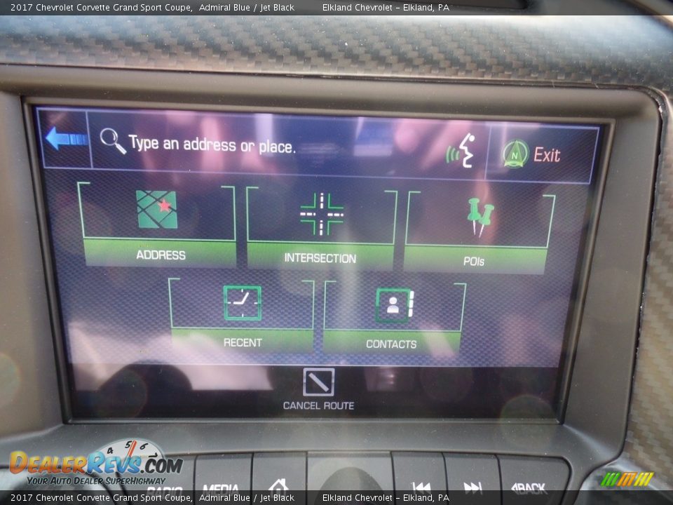 2017 Chevrolet Corvette Grand Sport Coupe Admiral Blue / Jet Black Photo #27