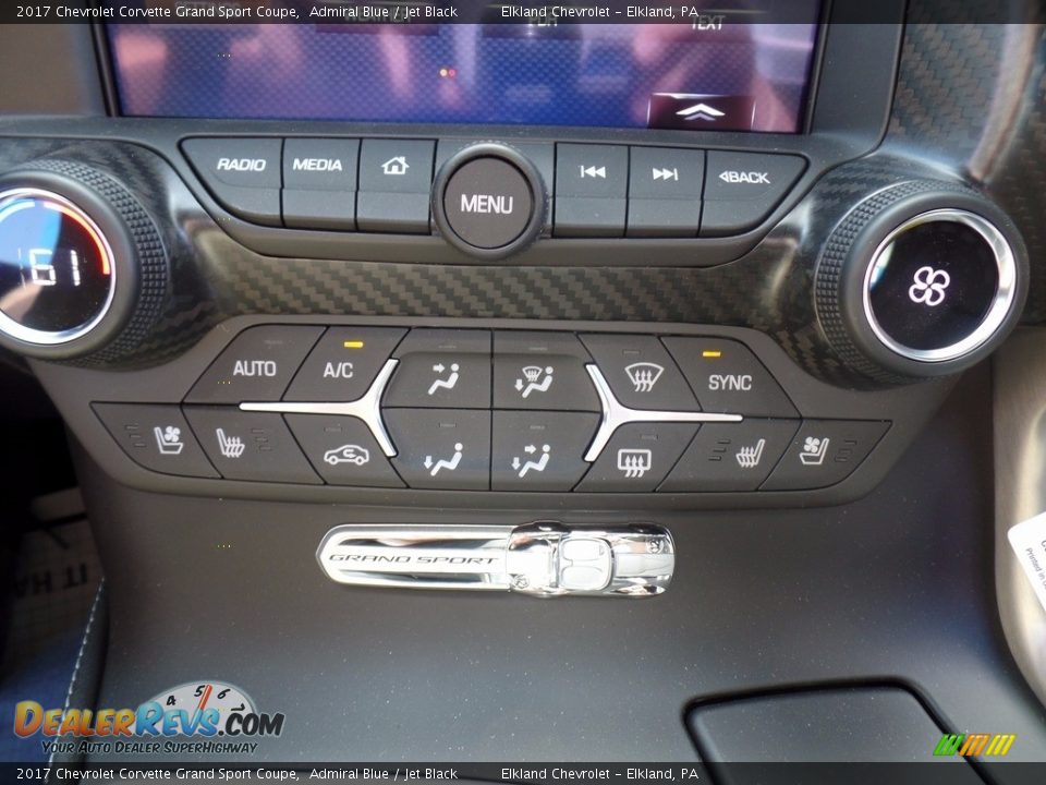 2017 Chevrolet Corvette Grand Sport Coupe Admiral Blue / Jet Black Photo #31