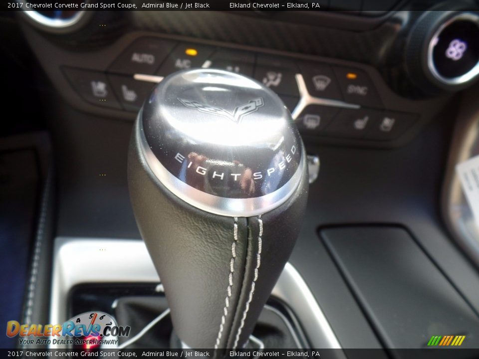 2017 Chevrolet Corvette Grand Sport Coupe Admiral Blue / Jet Black Photo #34