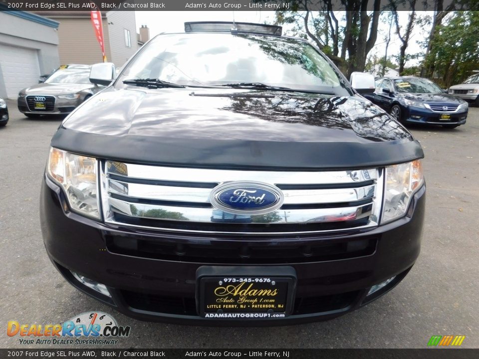 2007 Ford Edge SEL Plus AWD Black / Charcoal Black Photo #3