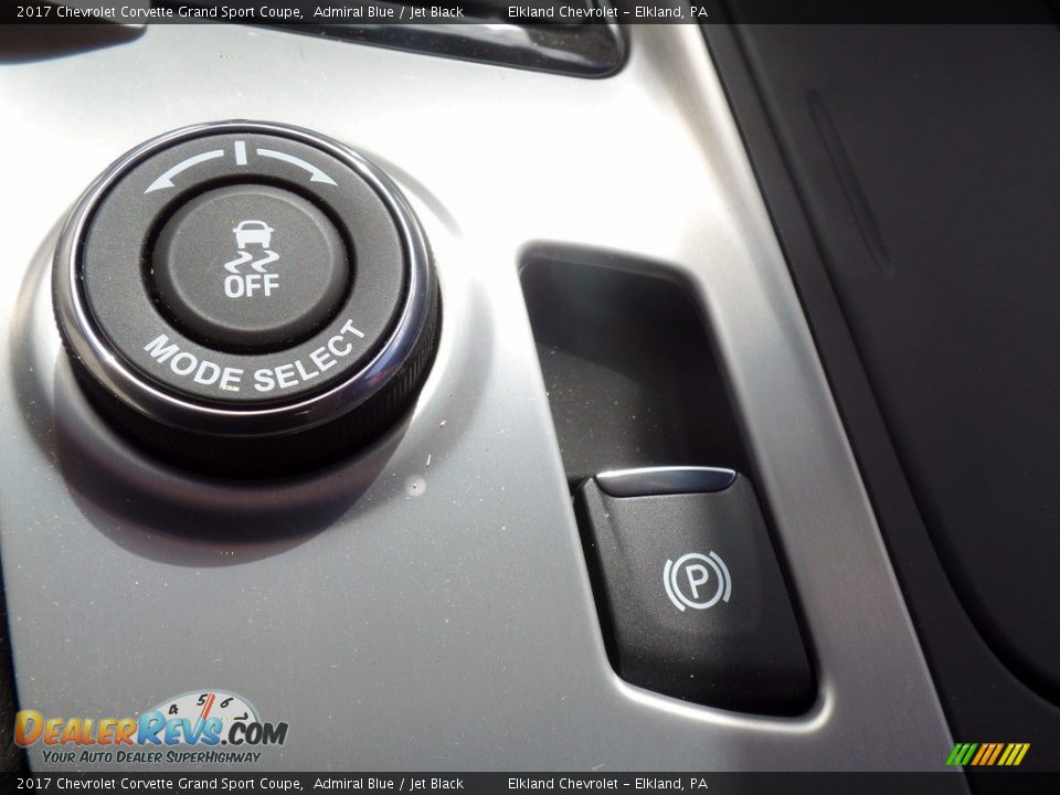2017 Chevrolet Corvette Grand Sport Coupe Admiral Blue / Jet Black Photo #35