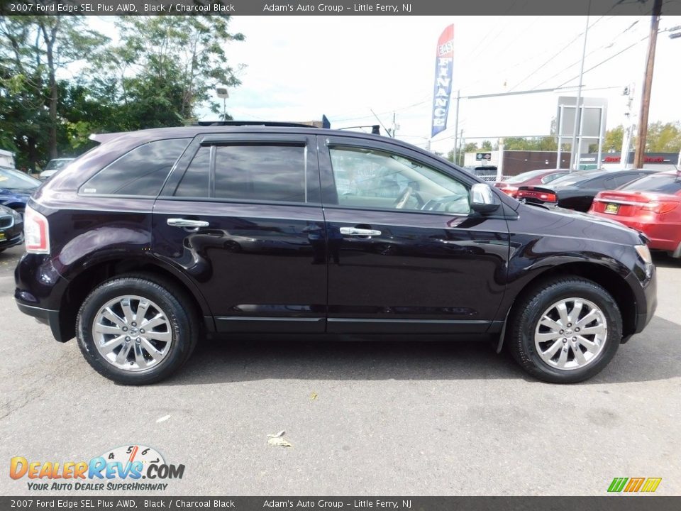 2007 Ford Edge SEL Plus AWD Black / Charcoal Black Photo #4