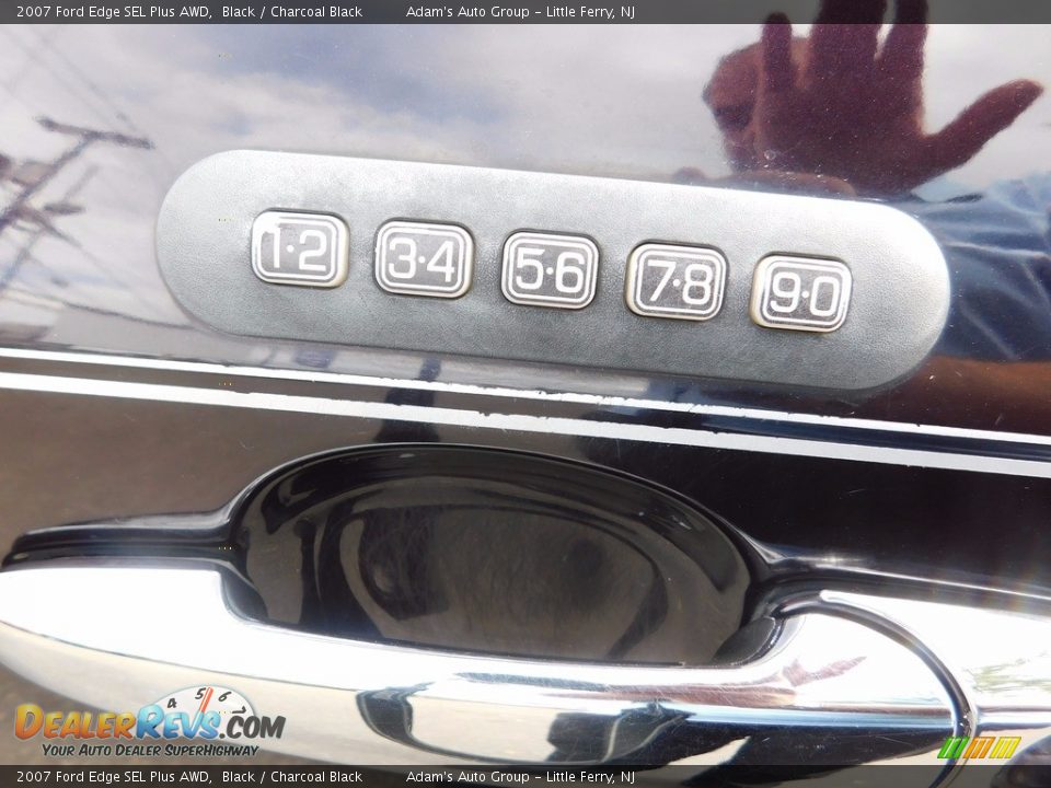 2007 Ford Edge SEL Plus AWD Black / Charcoal Black Photo #9