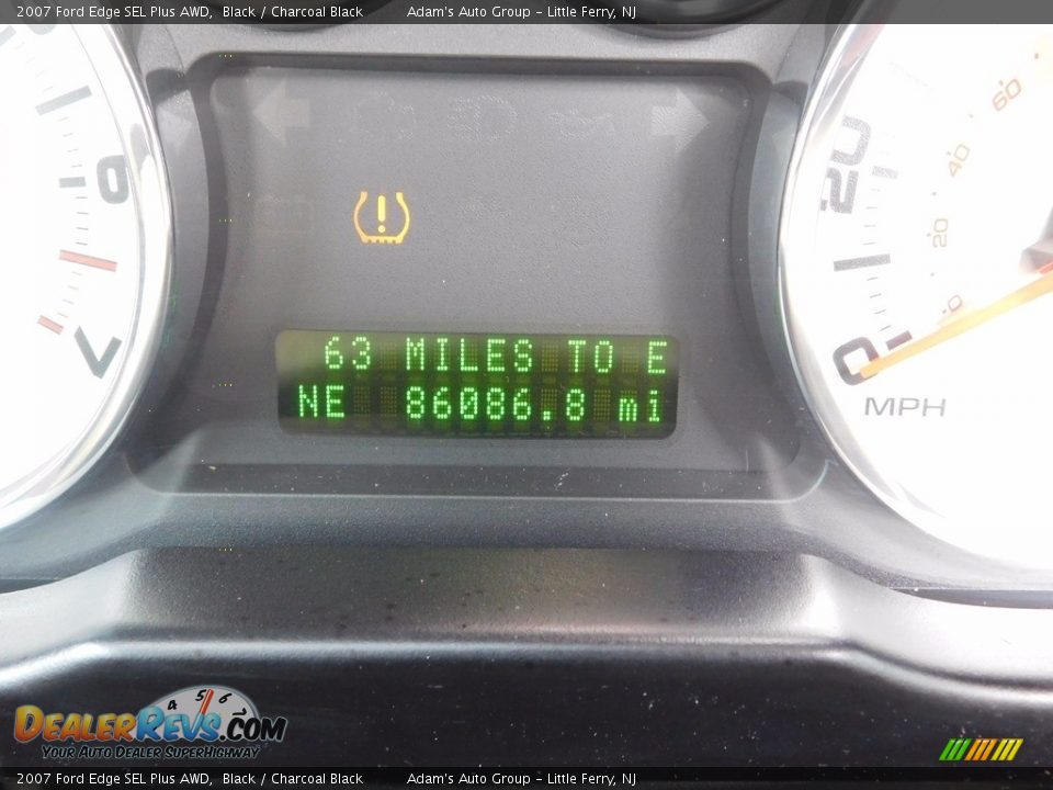 2007 Ford Edge SEL Plus AWD Black / Charcoal Black Photo #16