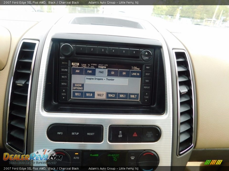 2007 Ford Edge SEL Plus AWD Black / Charcoal Black Photo #18