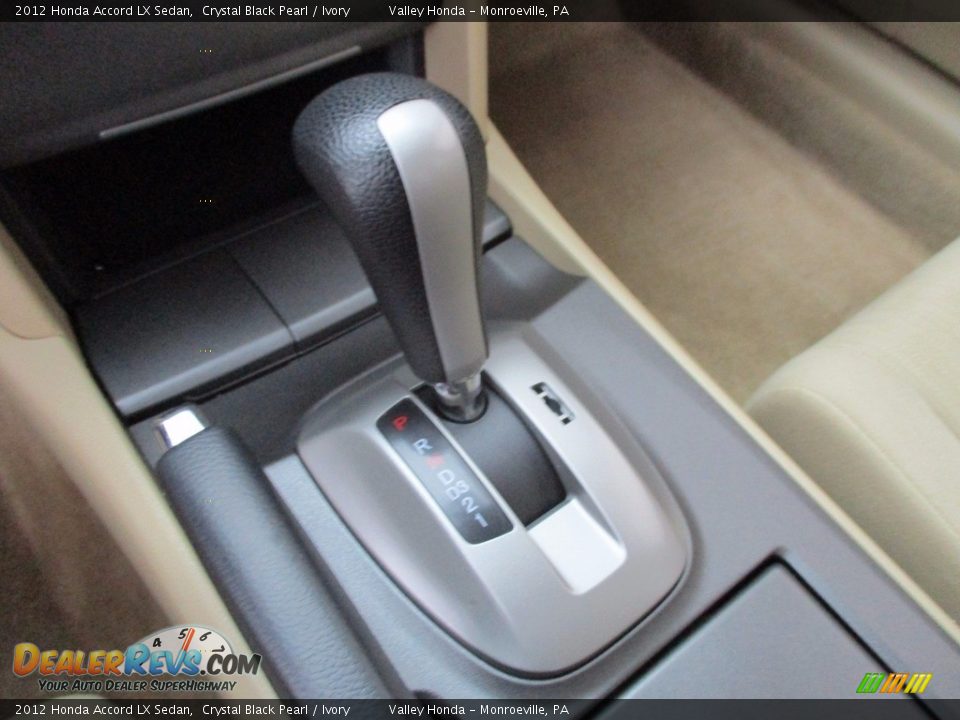 2012 Honda Accord LX Sedan Crystal Black Pearl / Ivory Photo #14